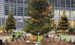 Alberi Natale a pedali