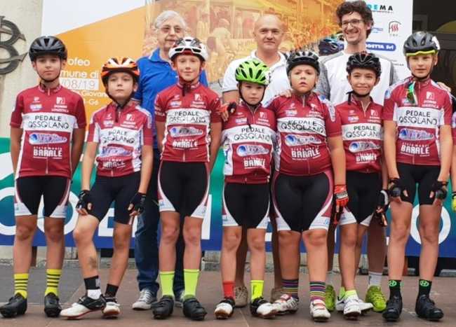 Alcuni Giovanissimi del Pedale Ossolano