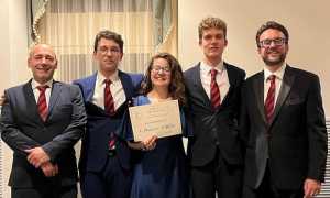 Da sin prof Iorio Davide Grassi Caterina Pitino Tommaso Ciocca Dirigente copia