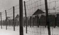 Exterior view of Fossoli concentration camp Italy 1944