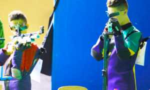 Francesco e Simone tiro segno