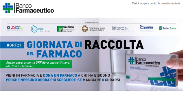 Giornata Raccolta Farmaco 2021