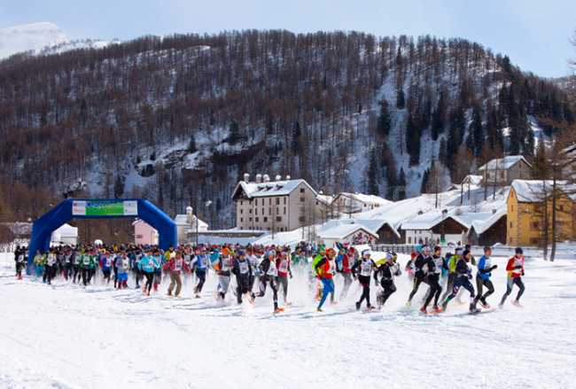 La partenza de La Traccia Bianca 2016 foto Lorenzo Camocardi