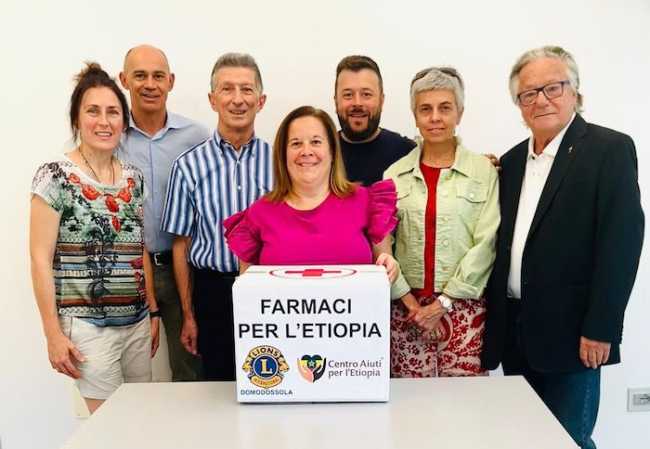 Lions Club Domo a favore centro aiuti per lEtiopia