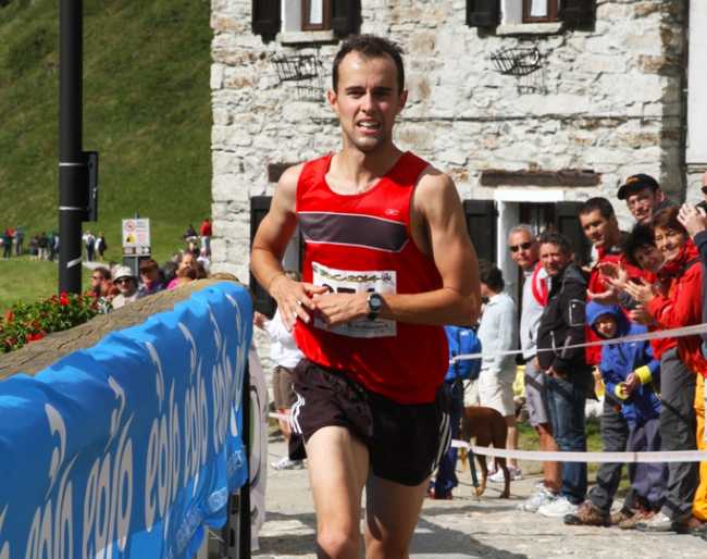 Mattia Scrimaglia vincitore 2014 devero baceno crampiolo corsa