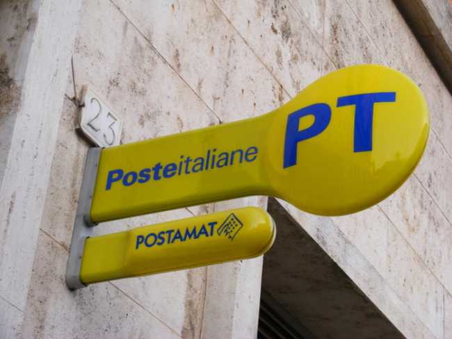Poste Italiane sign