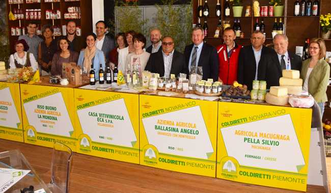 Produttori del Novarese e Vco a Expo con i vertici Coldiretti