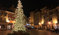 albero piazza natale mercato
