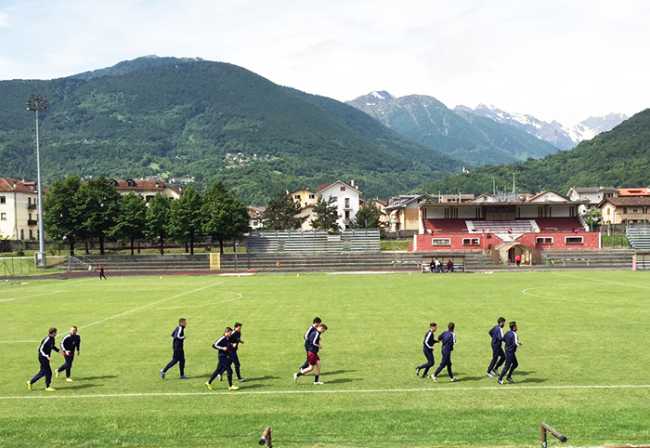 allenamento calcio juve domo
