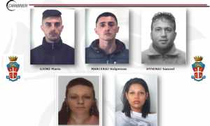 arrestati cc furti 2016