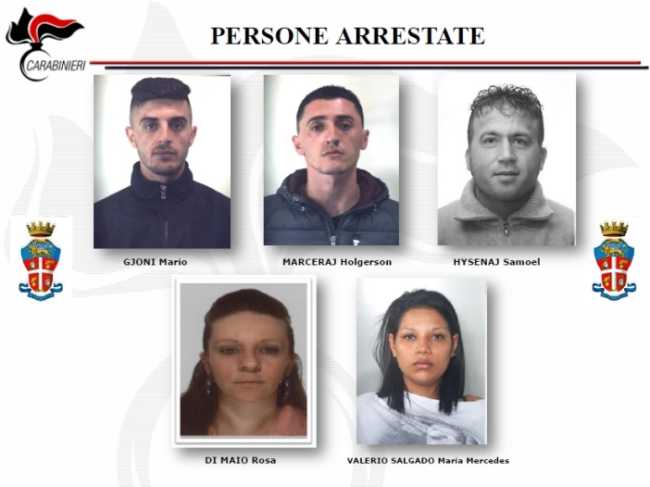 arrestati cc furti 2016