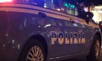 auto polizia notte