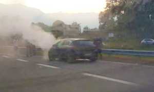 auto fumo superstrada 17 ott