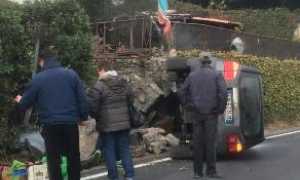 auto ribaltata oggebbio