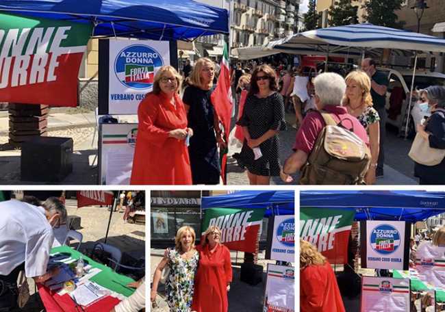 azzurrto donna forza italia domo gazebo mix