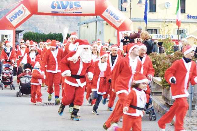 babbi natale corsa