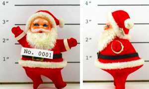 babbo arrestato natale pupazzo