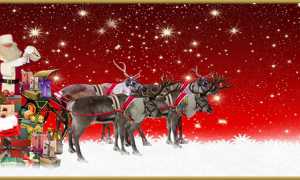 babbo natale slitta