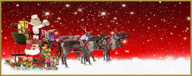 babbo natale slitta