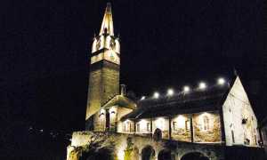 baceno chiesa gaudenzio notte