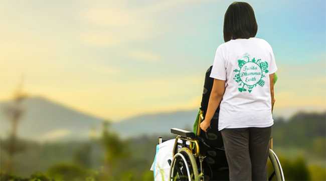 badante carrozzina sedia