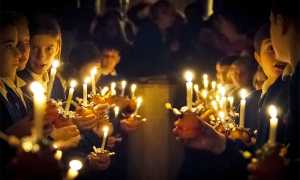 bambni messa candele