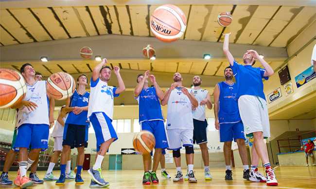 basket vinavil allenamento bella