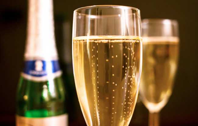 bollicine champagne floute