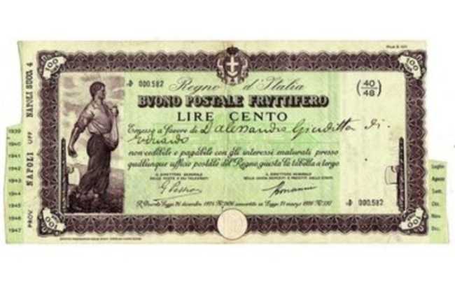 buono fruttifero postale