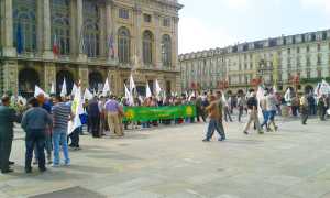 cacciatori manifestazione torino