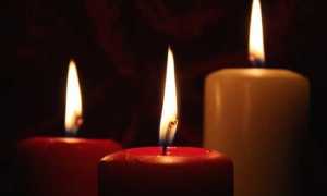 candela lutto