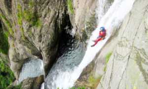canyoning discesa