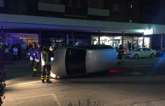 cappottata incidente via giovanni