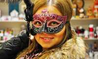 carnevale ragazza maschera