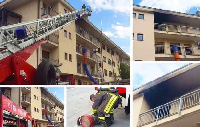 casa riposo domo incendio