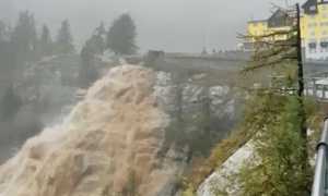 cascata toce piena canza maltempo