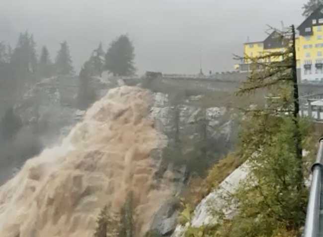 cascata toce piena canza maltempo