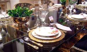 cena tavola apparecchiata