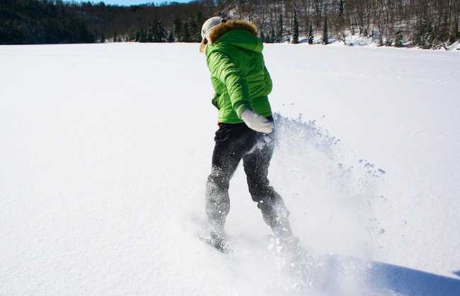 ciaspola neve