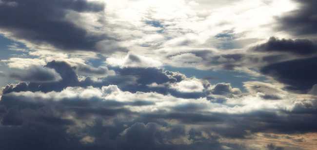 cielo variabile nero