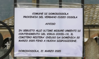cimitero domo chiusura