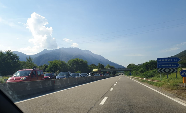 coda superstrada ornavasso