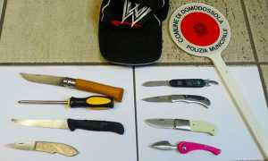 coltelli polizia locale taglia gomme