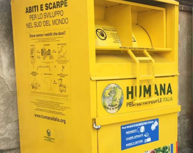 contenitori gialli humana