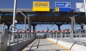 corsia telepass casello