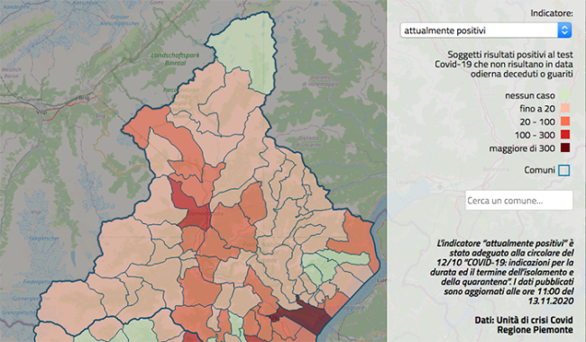 covid comuni 13 11 20