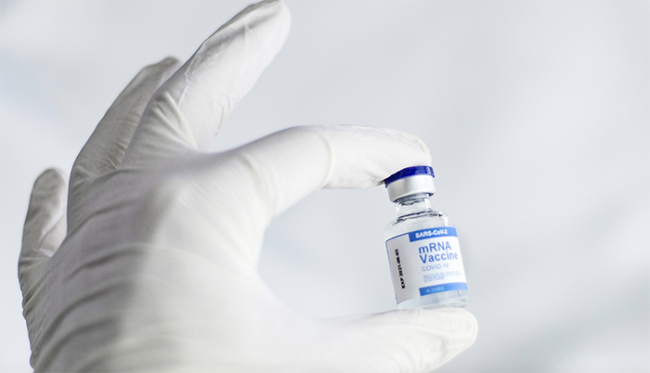 covid flacone bianco