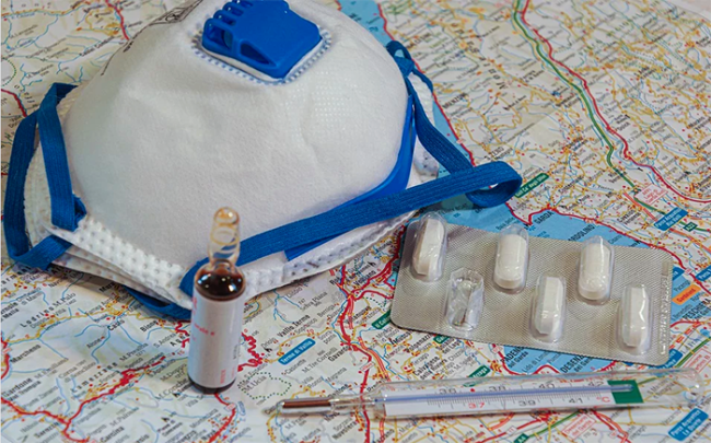 covid mascherina cartina