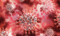 covid virus rendering