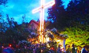 croce luci croppo trontano